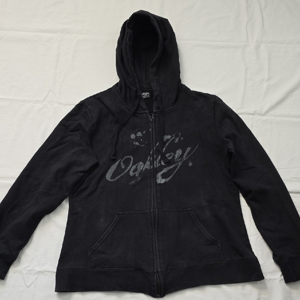 Oakley Charcoal Zip-Up Hoodie